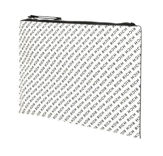 RWP25056BO 9L WHITE BLACK - POCHETTE - John Richmond