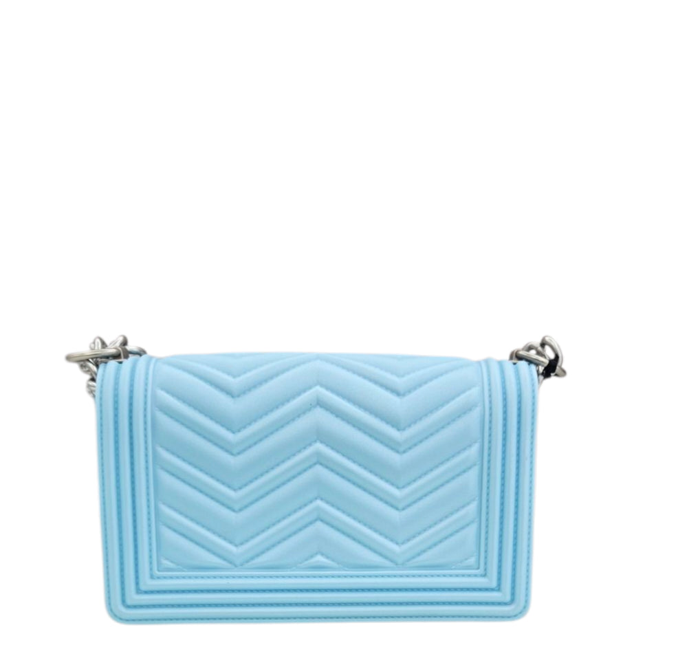 FLAT WAVE S CIELO SATIN SILVER - BORSA - MARC ELLIS