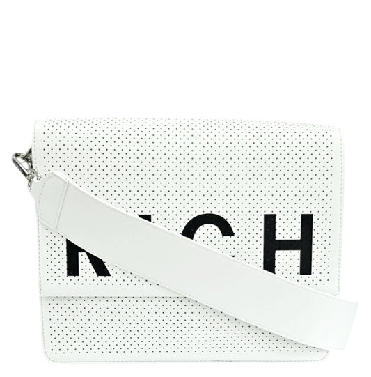 RWP25071BO 9L WHITE BLACK SHOULDER BAG - Borse - John Richmond