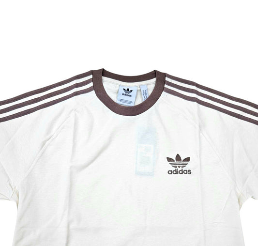 JN7020 3 STRIPES TEE BEIGE - COMPLETO - adidas