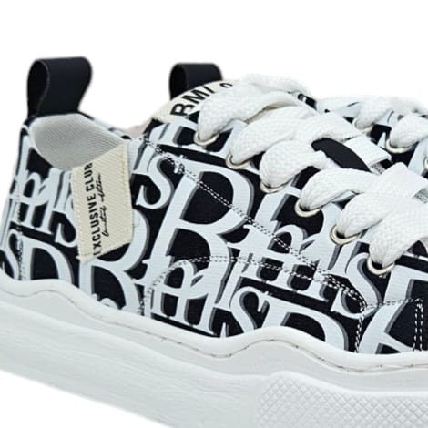 519 GOMMATO NERO TAX NERO BIO BIANCO - Scarpe - Brian Mills