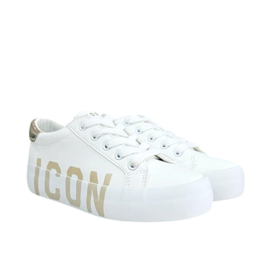IC04757SD BIANCO ORO - Scarpe - ICON