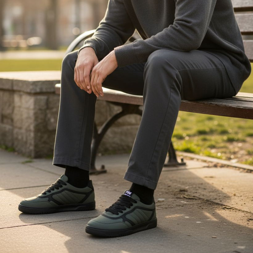 CHICAGO GOMMATO VERDE - Scarpe - F09