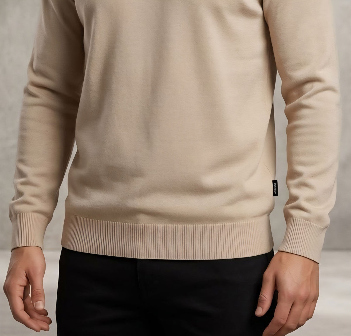 MAGLIA Uomo Refrigue R4050M262 CREWNECK ICON BEIGE