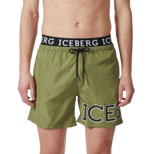 ICE3MBM11 CARRY OVER VERDE - Costumi da bagno - ICEBERG