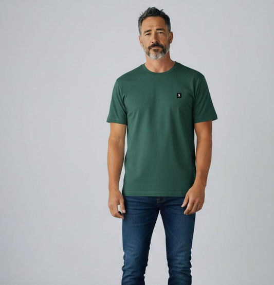 R4529M261 BOTTLE GREEN - T-Shirt e Polo - Refrigue