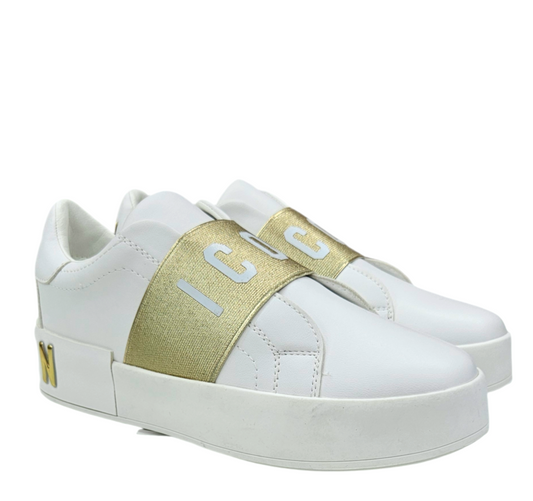 IC05675SD BIANCO ORO - Scarpe - ICON