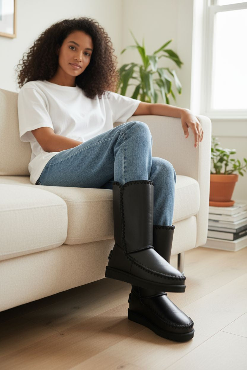 IC7104SD NERO PELLE - Scarpe - ICON