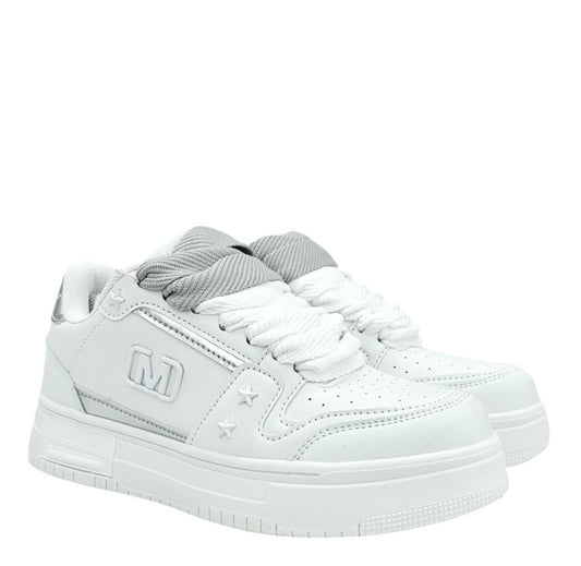 BIBI 301 WHITE SILVER - Scarpe - MARC ELLIS