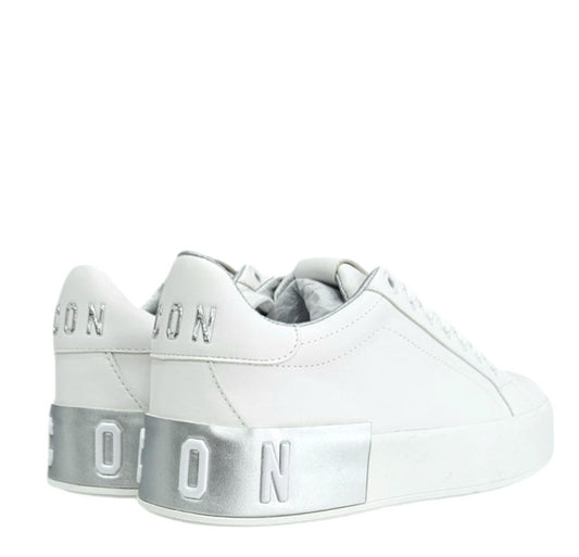 IC04750SD BIANCO ARGENTO - Scarpe - ICON