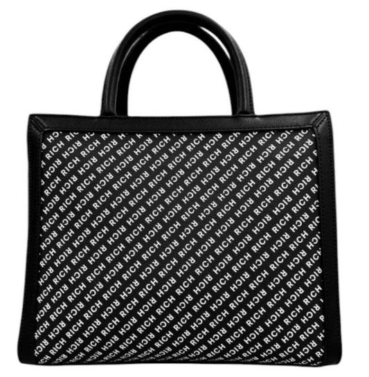 RWP25042BO 9L BLACK WHITE TOTE BAG - Borse - John Richmond