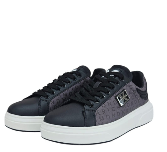 25326 CP B ECO LEATHER BLACK - Scarpe - John Richmond