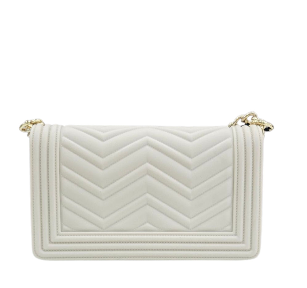 FLAT WAVE M TURTLEDOVE LIGHT GOLD - BORSA - MARC ELLIS