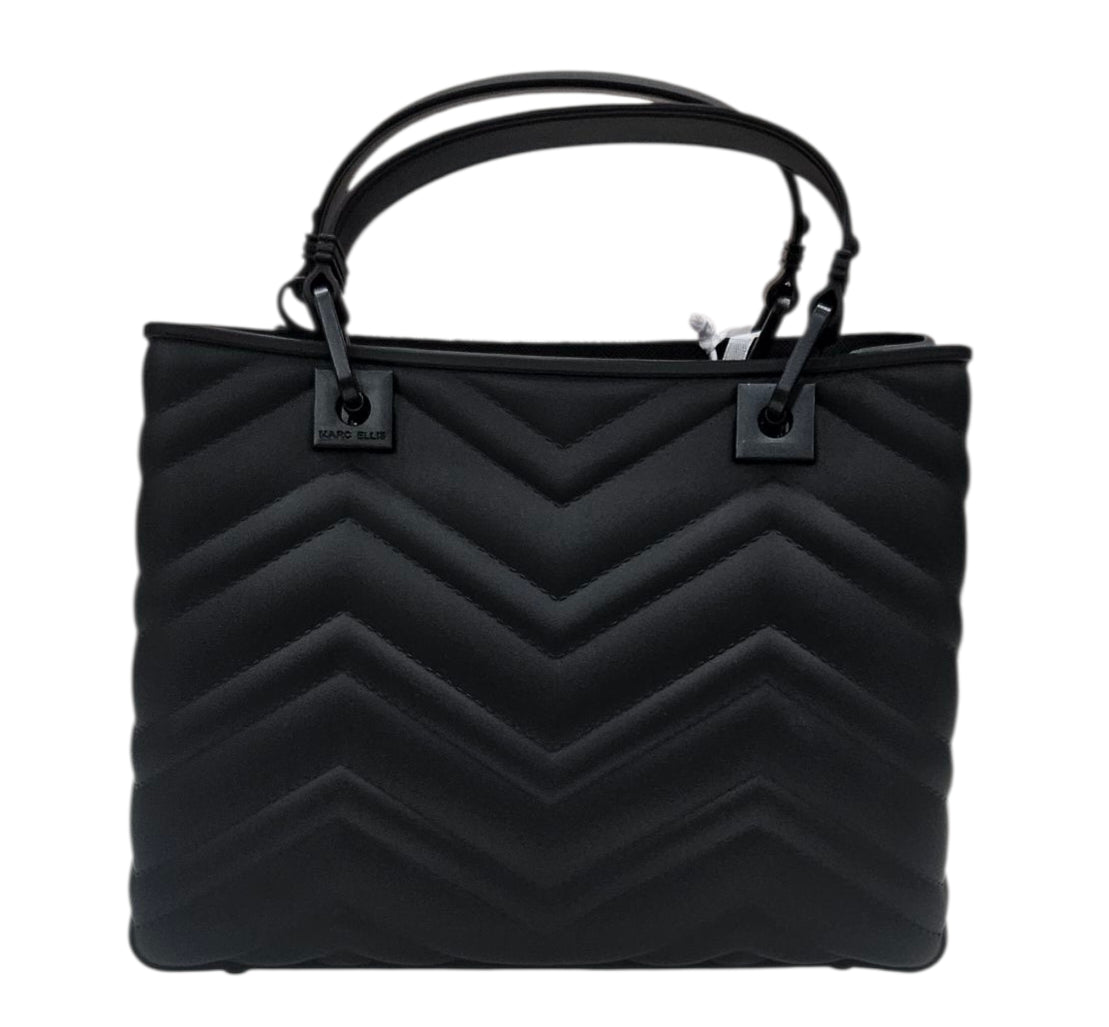 FLAT KRISSY M WAVE 25 BLACK BLACK - BORSA - MARC ELLIS