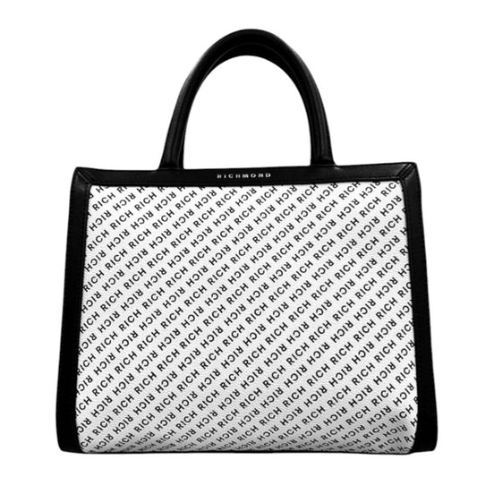 RWP25042BO 9L WHITE BLACK TOTE BAG - Borse - John Richmond