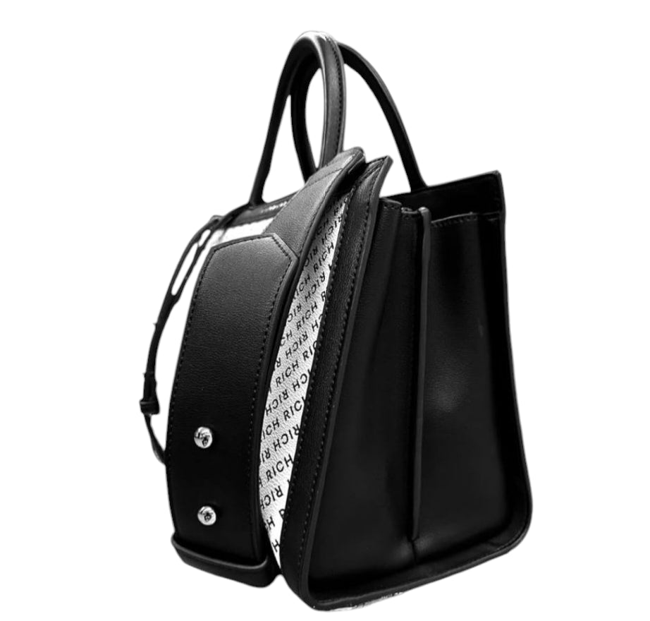 RWP25042BO 9L WHITE BLACK TOTE BAG - Borse - John Richmond
