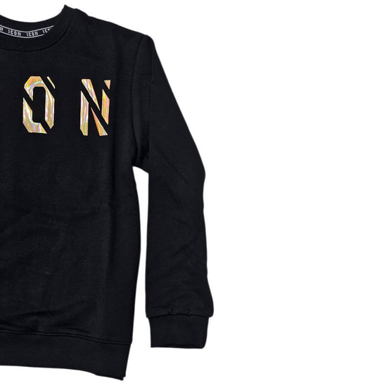 ICUF2W6F056 NERO - FELPA - ICON