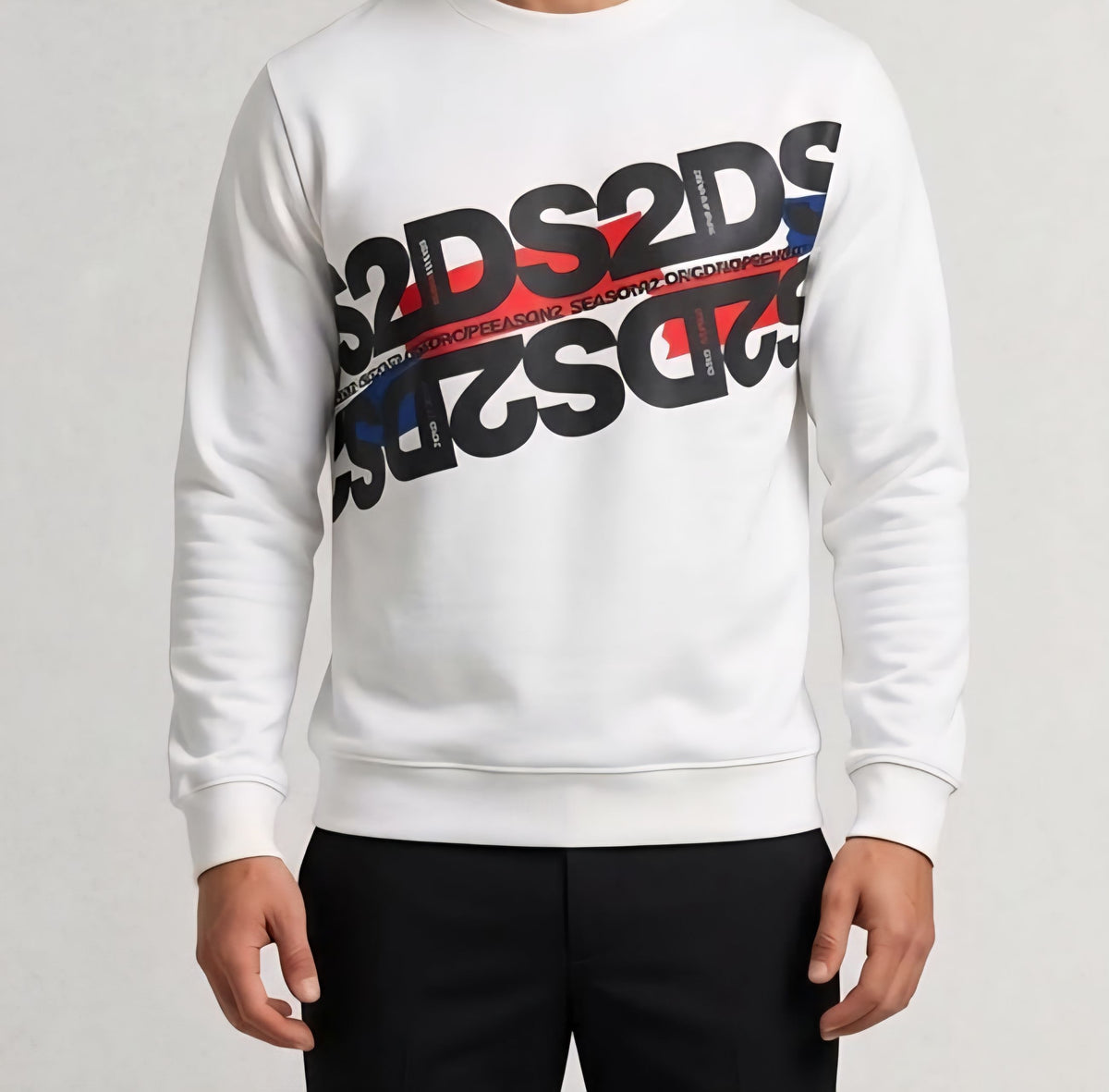 Felpe Uomo DROPSEASON2 F62A377 BIANCO