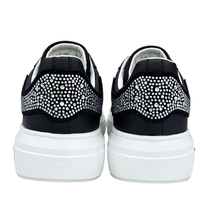 30923 E ACTION LEATHER BLACK - Scarpe - John Richmond