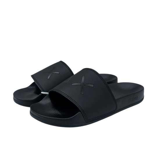 X36110 SLIPPERS LOGO 11 NERO - PANTOFOLA - SUN 68