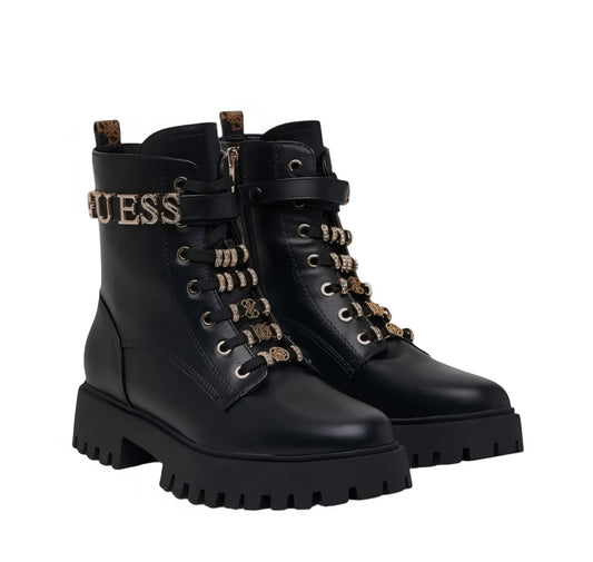 ANFIBIO DONNA GUESS MOD. FICKI FLFFICELE10 BLACK BROWN