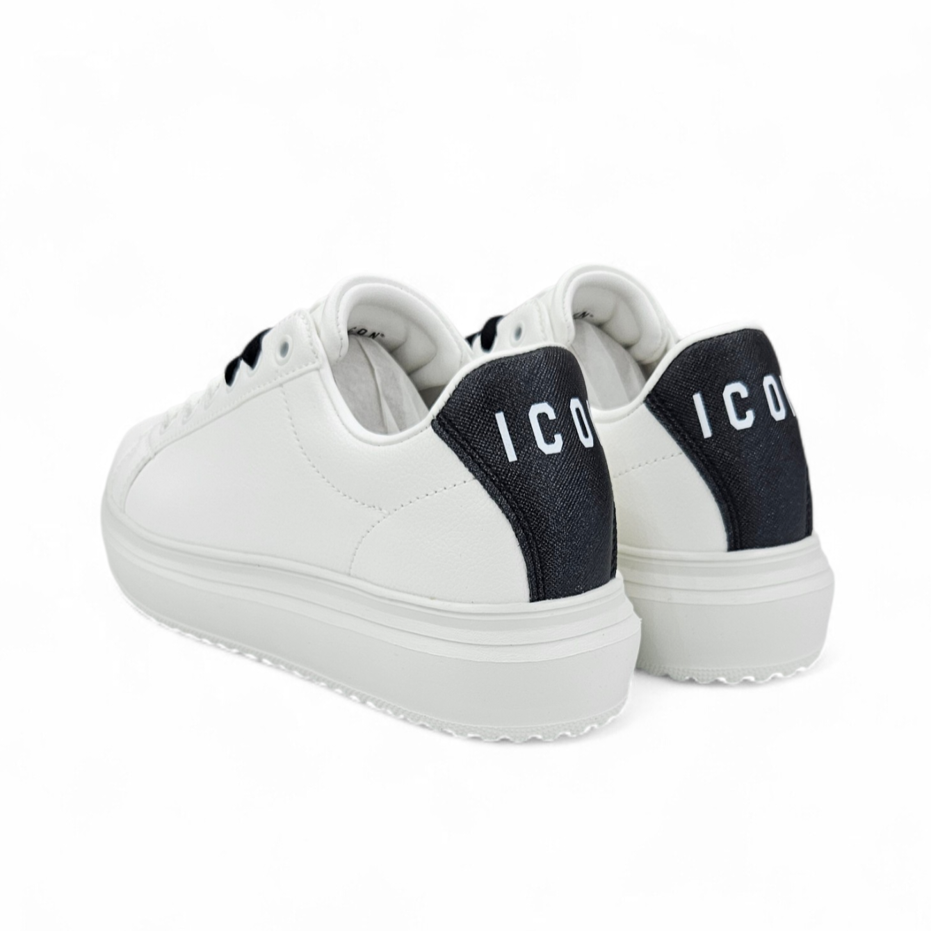 IC05680SD BIANCO NERO - Scarpe - ICON