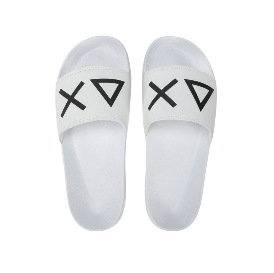 X35102 SLIPPERS LOGO 01 BIANCO - PANTOFOLA - SUN 68