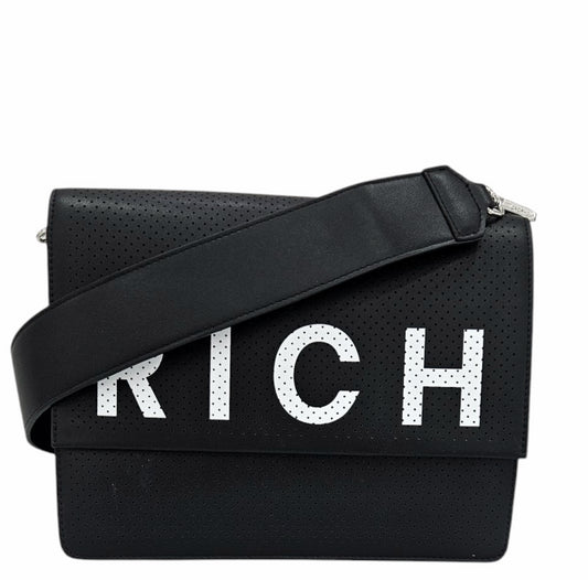 RWP25071BO 9L BLACK WHITE SHOULDER BAG - Borse - John Richmond
