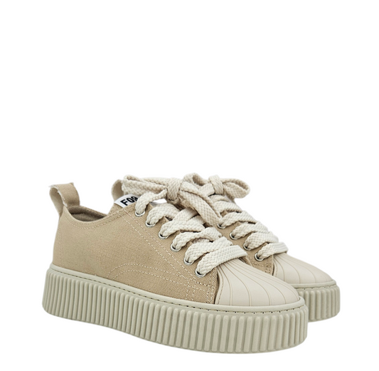 FROM CANVAS BEIGE DONNA - Scarpe - F09
