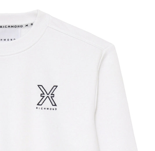 UMA24002FEP8 WHITE SWEATSHIRT GERELLI - FELPA - John Richmond