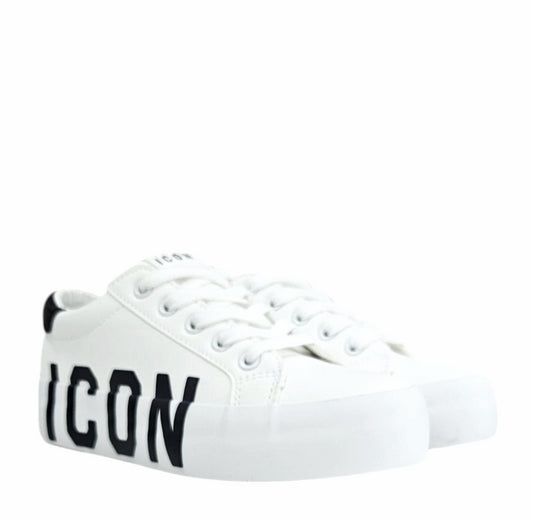 IC04757SD BIANCO NERO - Scarpe - ICON