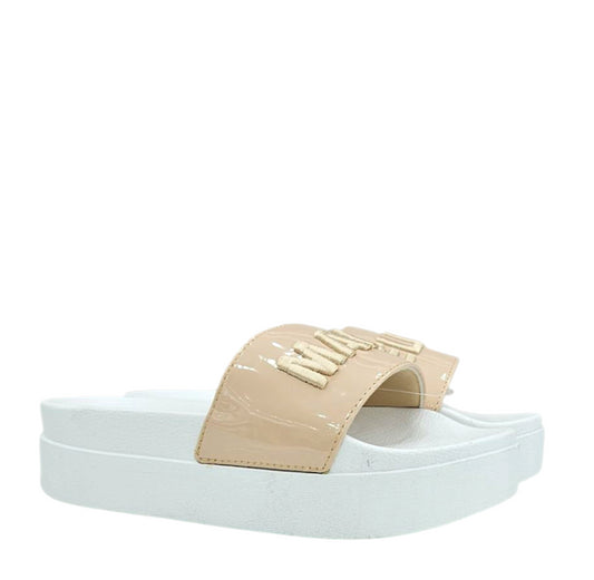 LENA 304 SALMON WHITE - PANTOFOLA - MARC ELLIS