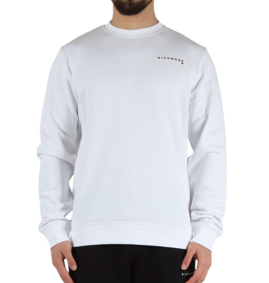 UMP25216FE OF WHITE SWEATSHIRT - Felpe - John Richmond