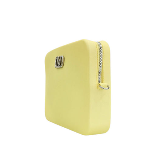 FLAT FLOWE 25 MELLOW YELLOW SILVER - BORSA - MARC ELLIS