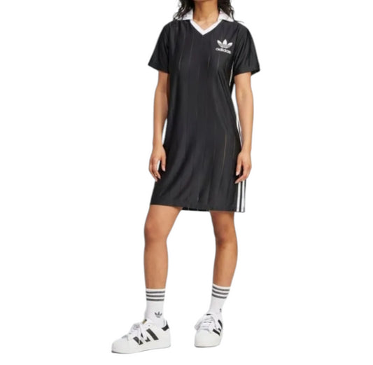 IX5510 3 S PNST DRESS BLACK NOIR - VESTITINO - adidas