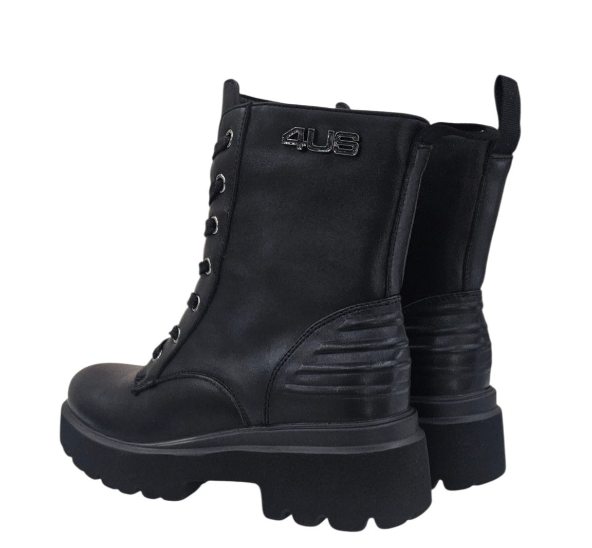 STIVALETTO DONNA 4US PACUIOTTI 4BX285 BLACK