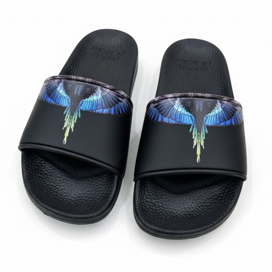 COMAS260680 BLACK ROYAL - PANTOFOLE - MARCELLO BURLON COUNTRY OF MILANO