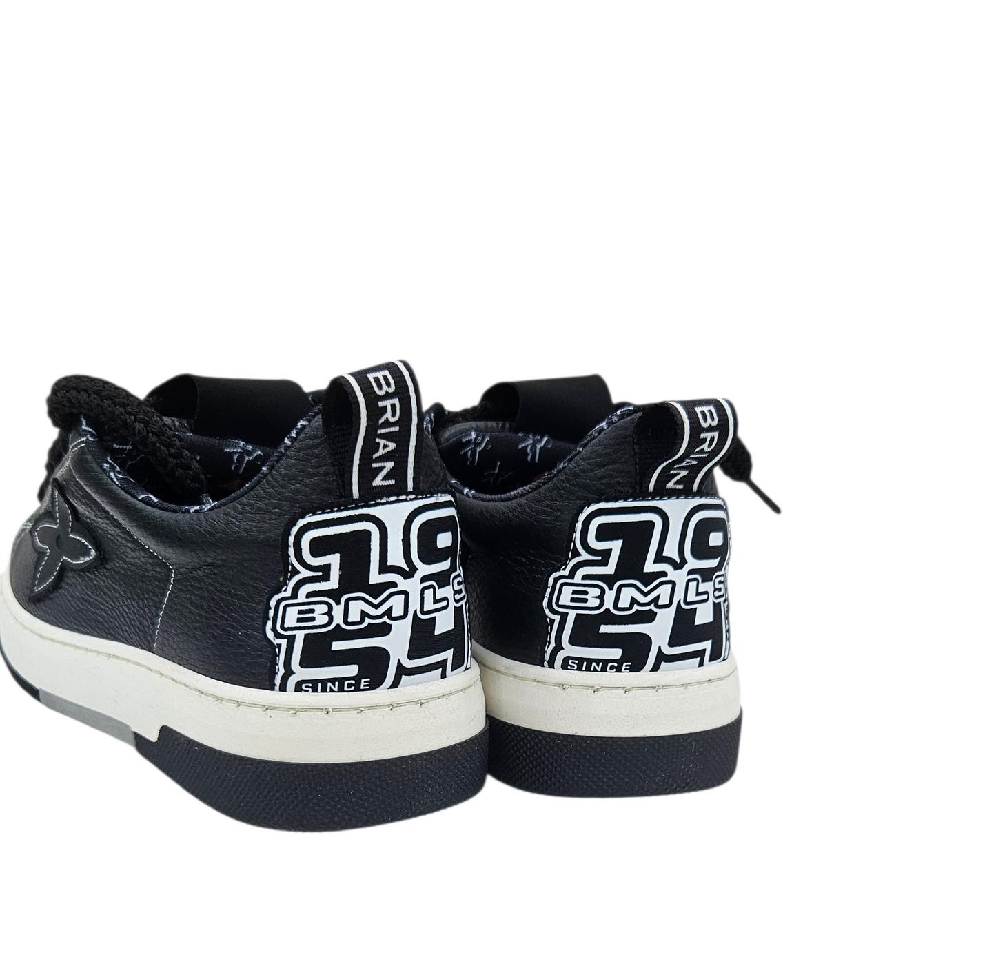 545 B ETRUSCO NERO TAX NERO BIO BIANCO BIO NERO - Scarpe - Brian Mills