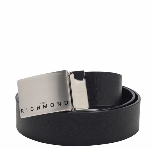 JR C10 BELTS JOHN RICHMOND BLACK BLACK - CINTURA - John Richmond