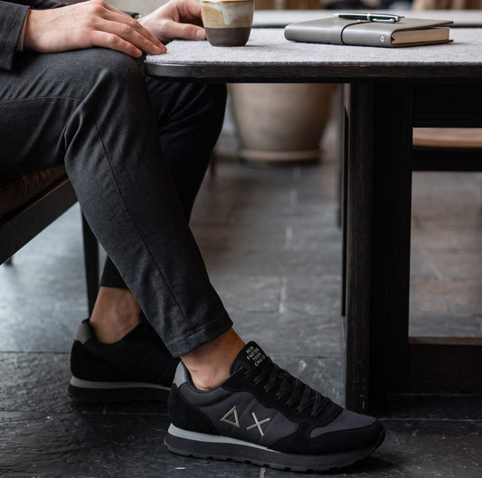 SNEAKERS UOMO SUN 68 TOM SOLID Z46101 NERO.