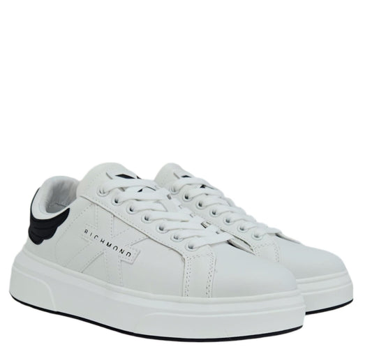 25316 CP A ECO LEATHER WHITE - Scarpe - John Richmond