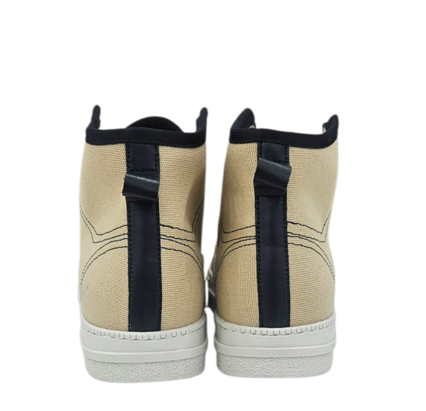 YOUCAUGHT ALTO CANVAS BEIGE - Scarpe - F09