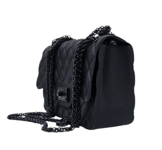 FLAT FALCON S SHOULDER BAG BLACK BLACK - BORSA - MARC ELLIS