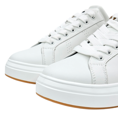 31017 A ACTION LEATHER WHITE - Scarpe - John Richmond