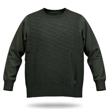 BASIC ROUND TRAMA VERDE - MAGLIA - BUGER