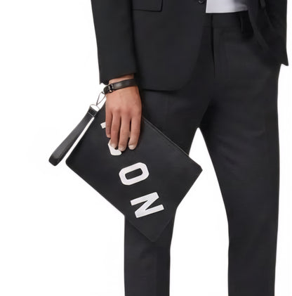 POCHETTE Uomo ICON ICBU17A07 WOLF NERO