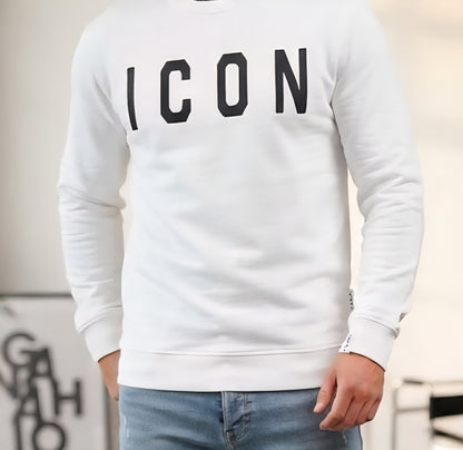 FELPA Uomo ICON IUF008C WHITE