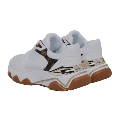 SNEAKERS DONNA GUESS MOD.MAZZY FLTMZZELE12 WHITE BROWN