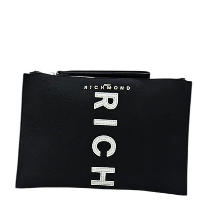 POCHETTE ANYAMI RWA 25212BO 9L BLACK SILVER - POCHETTE - John Richmond