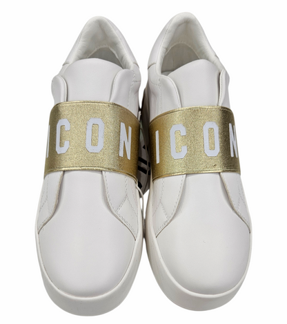 IC05675SD BIANCO ORO - Scarpe - ICON